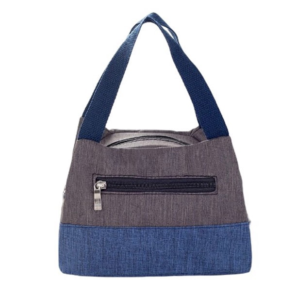Sonducket Fiambrera para mujer, bolsos de lona, cosméticos de moda, gran capacidad, bolso pequeño para mamá, Color a juego para viajes, Picnic, Bolsas de mensajero y de hombro Gris oscuro Sonducket AP012428-07