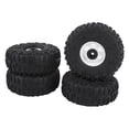 thumbnail image 4 of JUEGO DE 4 Ruedas de Oruga RC, Neumós de Goma RC de 1,9 Pulgadas Con Llantas de Cubo Hexagonales de Metal para Redcat, Axial SCX10, 4 of 7