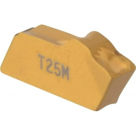 

Seco 150.102.5 16 T25M Grade 0.098 Cutting Width Carbide Cutoff Insert Neutral Lead Angle 0.007 Cnr Rad TiC/TiCN/TiN Coated
