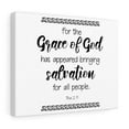 thumbnail image 4 of Scripture Walls  Grace Of God Titus 2:11 Bible Verse Canvas Christian Wall Art Ready to Hang Unframed, 4 of 12