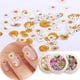 thumbnail image 1 of Pegatinas de flores 3D para uñas, 450 unidades de lentejuelas acrílicas con purpurina y hojas de flores holográficas, purpurina brillante para decoración de uñas., 1 of 6