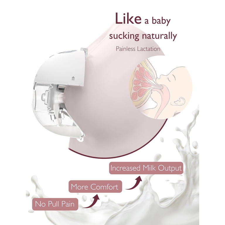 Momcozy M5 Wearable Breast Pump with 3 Modes & 9 Levels, Gray 1