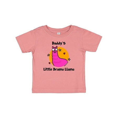

Inktastic Daddy s little Drama Llama Gift Baby Boy or Baby Girl T-Shirt