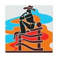thumbnail image 1 of Old West Cowboy Fence - Canvas, 1 of 10