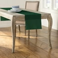 thumbnail image 2 of LA Linen Polyester Poplin Table Runner 14 by 108-Inch, Hunter Green, 2 of 2