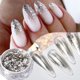 thumbnail image 2 of Uñas En Polvo Con Purpurina De Plata Lentejuelas Irregulares Decoración De Arte De Gao Jinjia unisex, 2 of 2