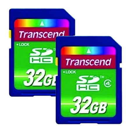Canon HF S100 Camcorder Memory Card 2 x 32GB Secure Digital High Capacity (SDHC) Memory Cards (2