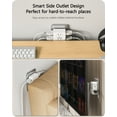 thumbnail image 5 of LENCENT 2 Prong to 3 Prong Outlet Adapter,Multi Plug Power Outlet Splitter with 6 AC Non-Grounded Outlets in Old House Hotel Dorm, 5 of 8