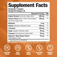 Turmeric Supplement with Melatonin 3mg & Valerian Root Extract. Natural