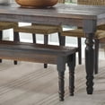 thumbnail image 6 of Grain Wood Furniture Valerie Solid Wood Bench with an Off-White Finish, 6 of 7
