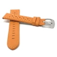 thumbnail image 2 of 22mm GT Rally Perforrated, Vented Racer Leather Watch Strap Band, Stainless Steel Buckle, 2 of 8