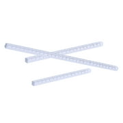 3 Pcs Transparent Ruler Set Drawing Accessory Christmas Goodies Tool Professional Geometry Triangular Drafting Office