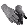 thumbnail image 1 of Guantes de otoño e invierno cálidos para exteriores, de forro polar, a prueba de viento, para esquiar, con pantalla táctil, guantes deportivos gruesos para exteriores, para ciclismo, para hombres y, 1 of 5
