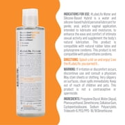 LUBELIFE Silicone and Water-Based Personal Lubricant, Hybrid Formula for Adult Use, 8 fl oz
