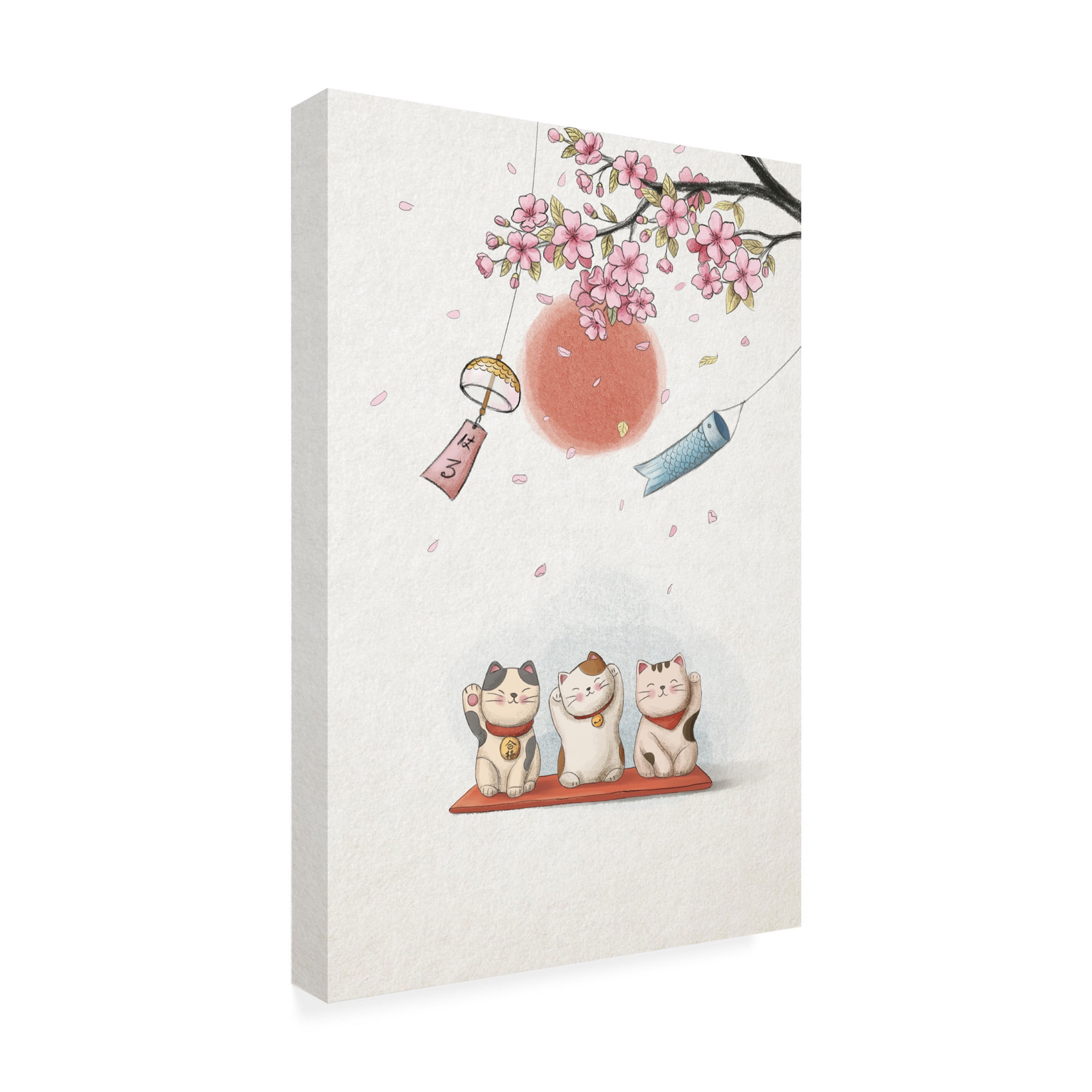 Xuan Thai 'Lucky Cat' Canvas Art