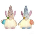 thumbnail image 2 of Lighted Easter Gnome, LED Glowing Plush Elf Decorations, Handmade Light Up Gnome Bunny with Egg Faceless Doll Easter Ornaments, Spring Home Decor Gifts for Women Men Kids, 2 of 9