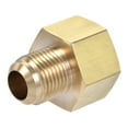 thumbnail image 1 of Unique Bargains 3/8 SAE Flare Mâle 1/2 SAE Raccord Fileté Femelle Raccord de Tuyau en Laiton, 1 of 4