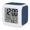 Navy Blue, variant on Navy Blue Stripe Digital Alarm Clock for Bedrooms, Smart LED Alarm Clock with 7 Color Changing Night Light, Modern Minimalist Geometric Striped Silent Wake Up Clocks for Sleep Study Cooking 3.2"x3.2"