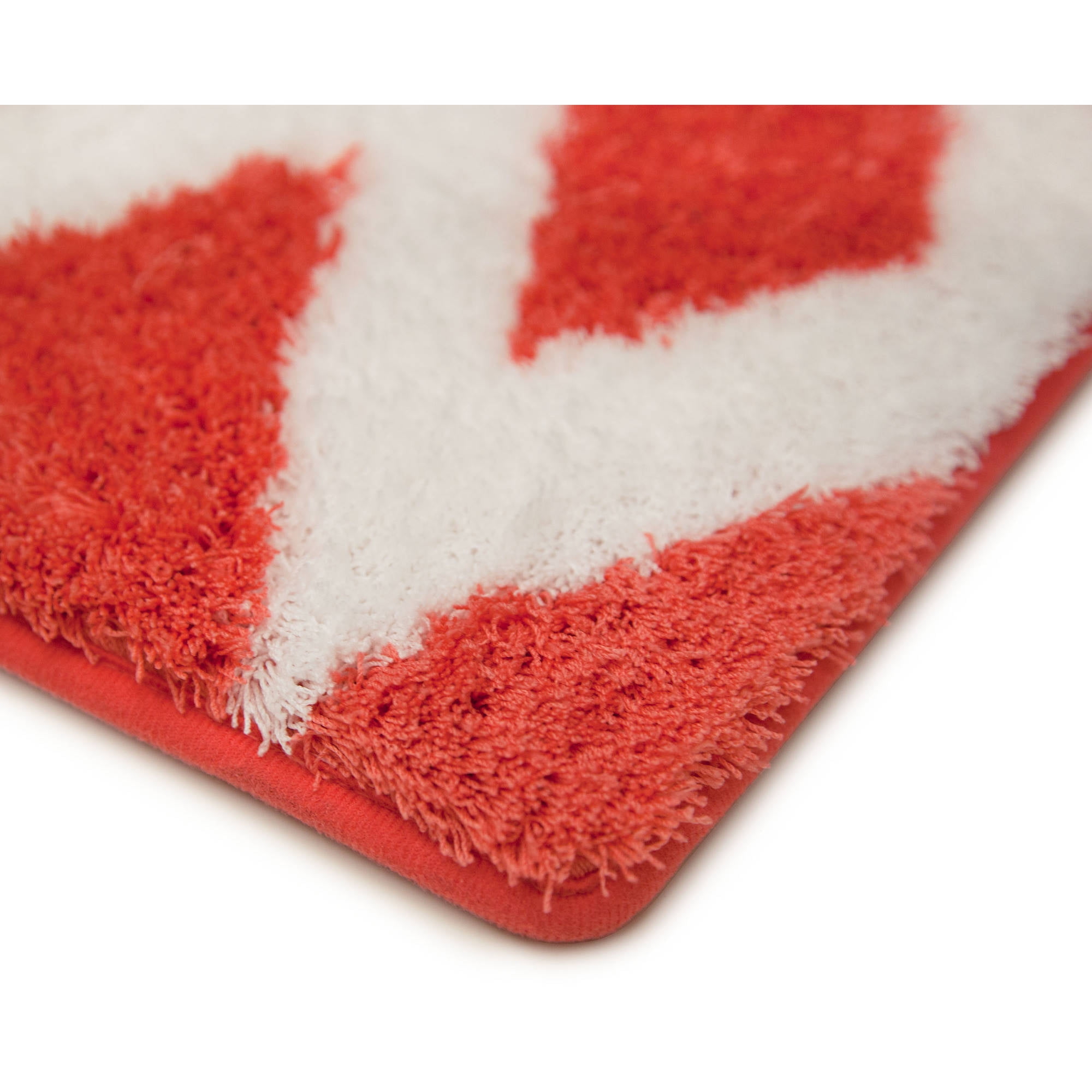 coral color bathroom rugs