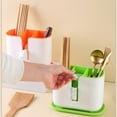 thumbnail image 4 of Countertop Chopstick Cage Kitchen Cutlery Storage Shelf Removable Plastic Chopstick Bucket,1X Multifunctional Drain Chopstick Cage Clearance, 4 of 8