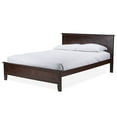 thumbnail image 1 of Baxton Studio Spuma Wood  Full Panel Bed in Cappuccino, 1 of 3