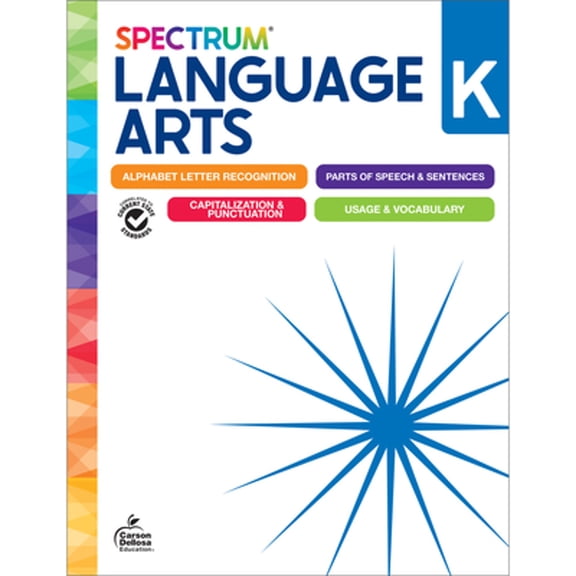 Pre-Owned Spectrum Spectrum Language Arts Workbook, Grade K, (Paperback)