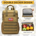 thumbnail image 7 of Backpack Cooler,Lunch Backpack for Men Adults Work with Handle，Soft Cooler Backpack Insulated Waterproof Leak Proof, 7 of 7