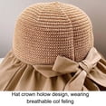 thumbnail image 4 of Sombrero de pescador para mujer, protección solar UV, transpirable, ala ancha, lazo desmontable, sombrero de pescador, sombrero para el sol para mujer, protección UV, 4 of 5