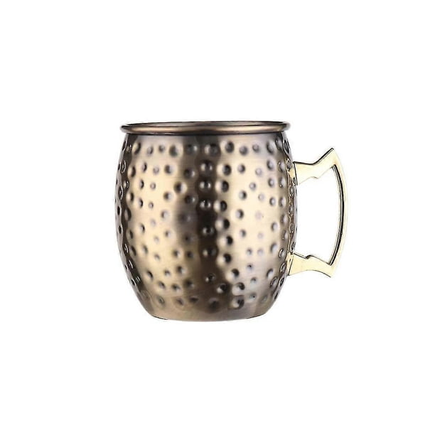 Moscow Mule Copper Mug - Stainless Steel Barrel Style Drinking Cup - Ideal For Mulled Wine, Beer And More