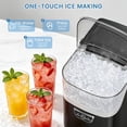 thumbnail image 3 of Havato  Nugget Ice Maker, Portable Countertop  Ice Machine  Chewable Crushed Ice | 35Lbs/24H, Self-Cleaning, Quiet & Compact ,Black, 3 of 7