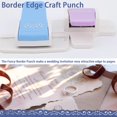 thumbnail image 3 of 2 Pieces Border Punch for Paper Crafts Fancy Punches Scrapbooking Cards DIY Craft and Wedding Invitations, 3 of 7