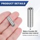 thumbnail image 2 of Uxcell 15PCS M3 Espaciadores de Acero Inoxidable 304 3mm ID x 6mm OD x 20mm L Espaciador Metálico Redondo para Tornillos, 2 of 6