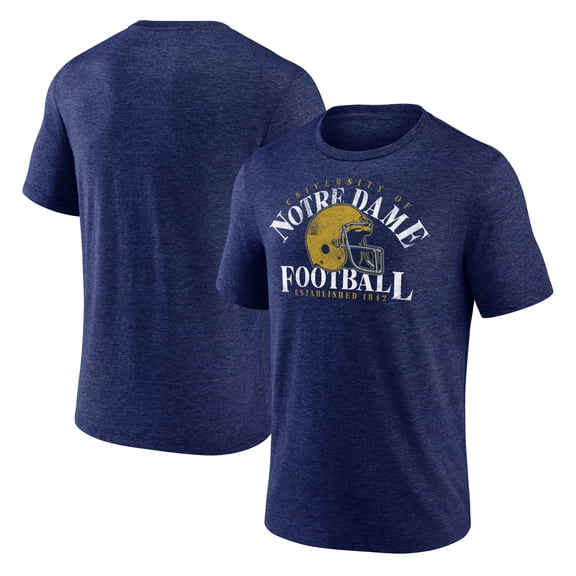 Men's Navy Notre Dame Fighting Irish The Goods Tri-Blend T-Shirt