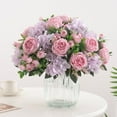 thumbnail image 2 of Simulated Flowers Decorate Not Wither Durable Faux Hydrangea Peony Flowers, 2 of 4