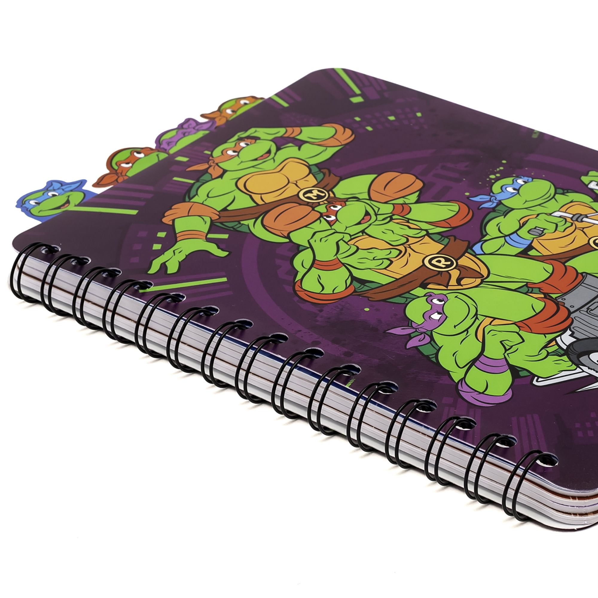 Inkology: 4 Tab Journal: Teenage Mutant Ninja Turtles - 160 Dot Pages, TMNT Spiral Notebook, Character Dividers, Writing-Notes-Dreams-Doodles, Kids 3+