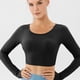 thumbnail image 5 of Chaqueta deportiva para mujer, para correr, entrenamiento, fitness, yoga, manga larga, ajustada, con orificios para los pulgares, XL, 218, 5 of 7
