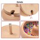 thumbnail image 4 of Kit de hilandero de cuentas, cuenco giratorio de cuentas de madera con aguja para abalorios, herramienta de cuentas de hilo de alta velocidad para fabricación de joyas DIY, productos de arte, 4 of 5