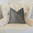 thumbnail image 2 of Plutus 18" x 18" Cambridge Luxury Throw Pillow in Gray and Silver, 2 of 3