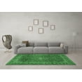 thumbnail image 3 of Ahgly Company Indoor Round Medallion Emerald Green Traditional Area Rugs, 8' Round, 3 of 4