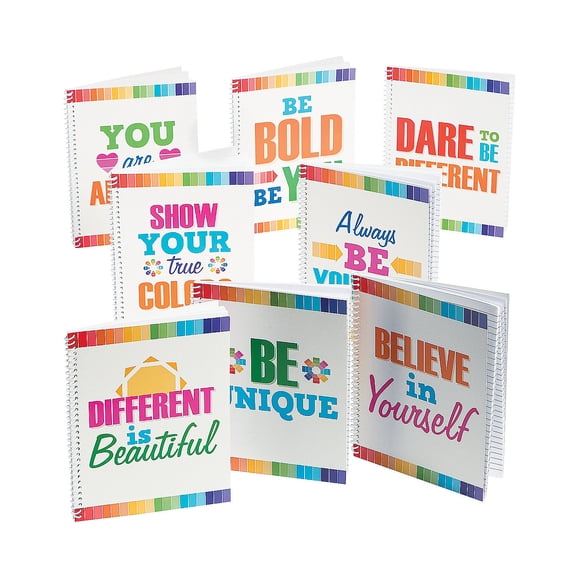 Paint Chip Journals - Party Favors - 8 Pieces