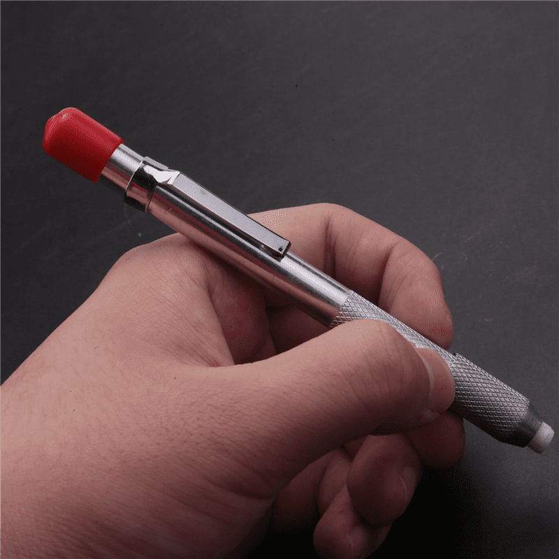 2 Pcs Soapstone Holders Round Soapstone Marker Soapstone Pen with 12 Pcs Refills for Welding