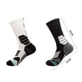 thumbnail image 6 of NIBOLOG 1Pc Middle Socks Sweat Absorption Ribbing Mouth Number Design High Elasticity Basketball Socks for Sport, 6 of 8