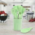 thumbnail image 4 of MegaChef Mint Green 12 Piece Silicone Cooking Utensils, 4 of 7