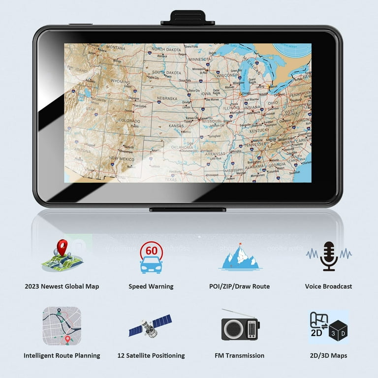 7 Inch Car GPS Navigation, 8GB+256M, Voice Guidance, Speed 7 Inch Car GPS Navigation, 8GB+256M, Voice Guidance, Speed