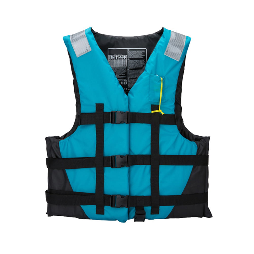 Polyester Adult Life Jacket Swimming Boating Drifte Ski Foam Vest+Whistle M&R 
