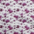 thumbnail image 1 of oneOone Cotton Poplin Purple Fabric Floral & Sewing Craft Projects Fabric Prints By Yard 56 Inch Wide, 1 of 5