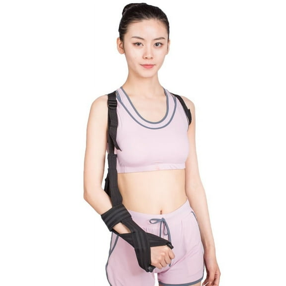 Tairibousy 1Pcs Adjustable Shoulder Brace & Support Arm Sling For Stroke Hemiplegia Subluxation Dislocation Recovery-For Left Right Hand