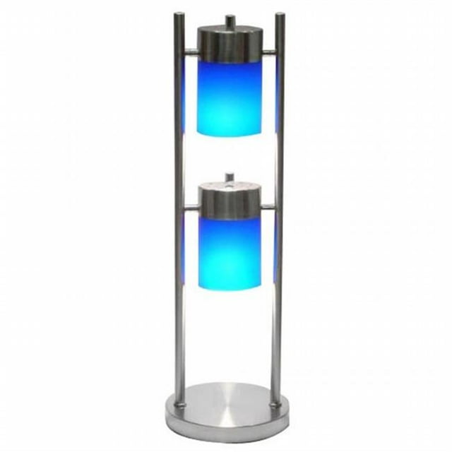 3031TB 2-Light Adjustable Table Lamp - Blue