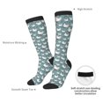 thumbnail image 5 of Picia Women Crew Soft Moisture-wicking Socks Funny Chicken Pattern Design Cotton Socks, One Size fit All, 5 of 9
