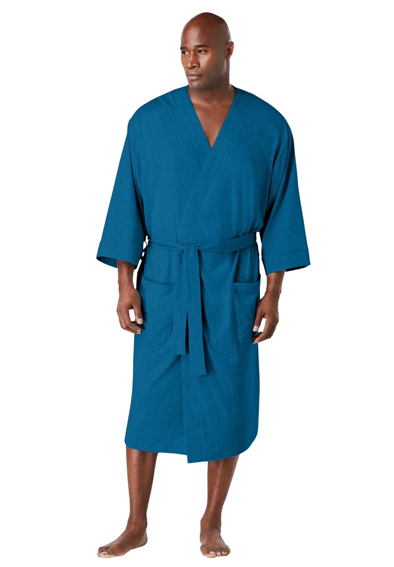 Kingsize KingSize Men's Big & Tall Cotton Jersey Robe